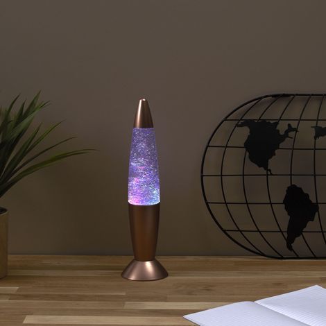 Lampe décorative à paillettes pour éclairage d'ambiance extérieure – Alimentation électrique sur secteur – Noir et transparent – CMP (1/5)