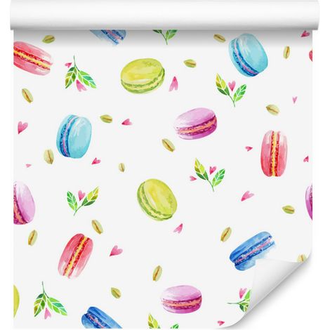 Bunte Keks-Tapete für Wohn- und Schlafzimmer, 50 x 1000 cm (1/5)