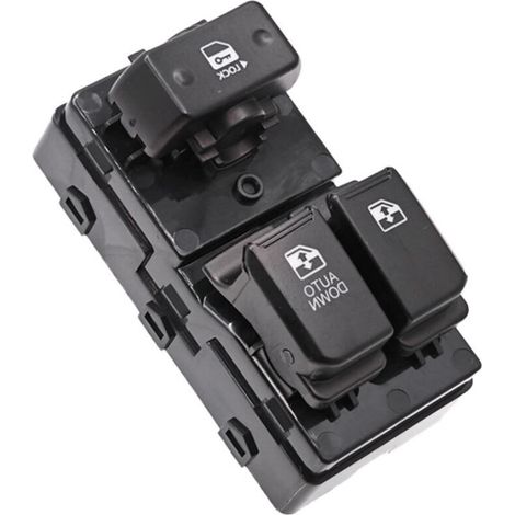 93571-4H110 Interrupteur de commande de lève-vitre électrique, convient aux modèles Hyundai et Kia fabriqués entre 2007 et 2016, commande la montée et la descente de la vitre électrique, interrupteur (1/4)