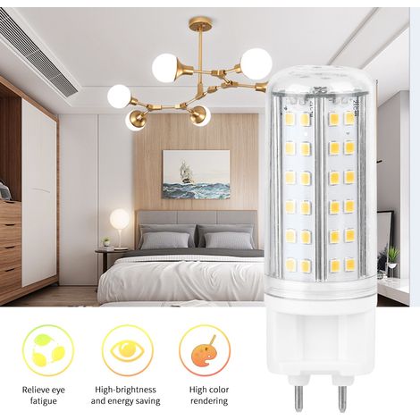 Ampoule LED G12 type maïs 10W, lampe haute luminosité pour la maison avec 85 LED, AC85-265V (blanc froid) (1/5)