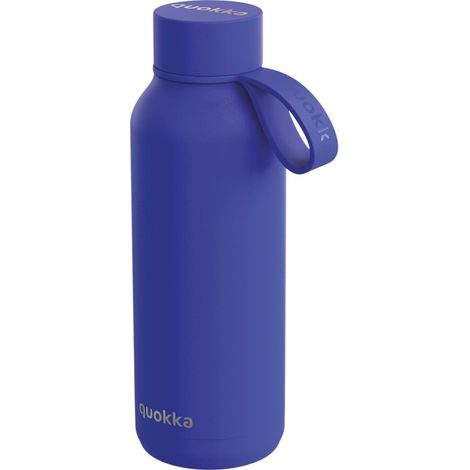 Quokka Solid con cinturino - Thermos in acciaio inossidabile da 510 ml con cinturino (blu crepuscolo) (1/5)