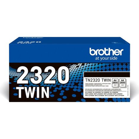 Brother TN-2320TWIN cartuccia toner 1 pz Originale Nero (1/4)