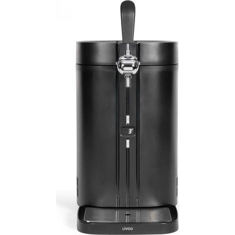 Spillatore di birra - LIVOO - DOM511 - 60W - Per fusti da 5L autopressurizzati - Conservazione 30g - 3 a 12°C - Vassoio raccogli gocce