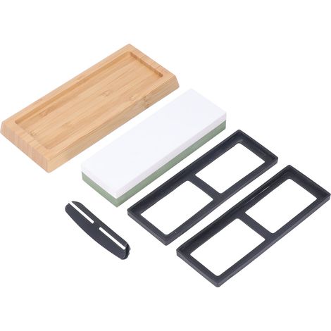 Professioneller, doppelseitiger Schleifstein (Körnung 1000/4000), komplettes Set mit Messerzubehör (1/5)