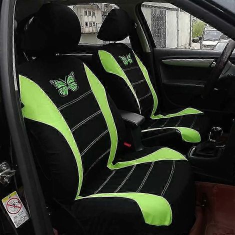 Housses de siège auto papillon universelles, housses de protection pour sièges auto, accessoires intérieurs pour voiture femme (9 couleurs) (1/5)