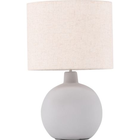 Lampe à Poser Déco "Torcello" 51cm Gris (1/5)