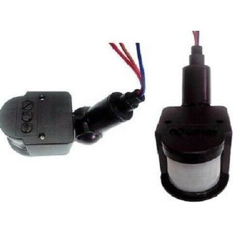 SENSORE MOVIMENTO CREPUSCOLARE FARETTO INFRAROSSI RICAMBIO FARO LED SENSORI