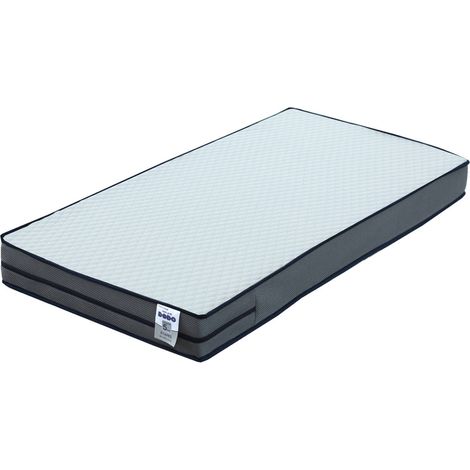 Matelas bébé évolutif déhoussable made in France Blanc 60x120x11 cm (1/4)