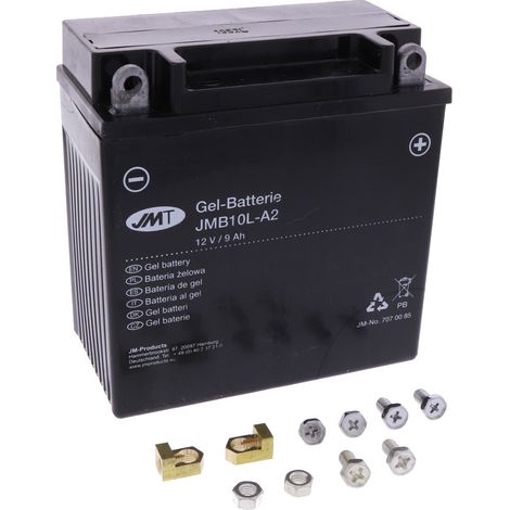 Batterie gel JMT JMB10L-A2 12V 11Ah (équivalent Yuasa YB10L-A2)