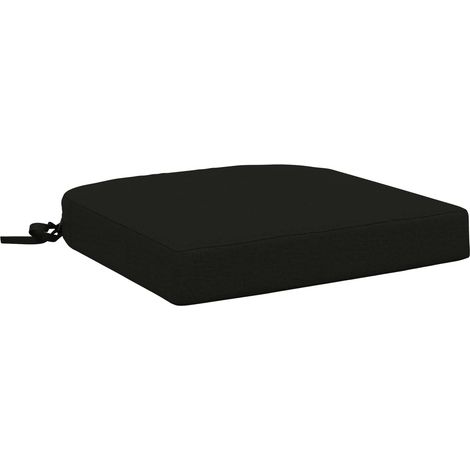 1-Piece Seat Cushion SOEST 100% Polyester Black 40 x 40 x 7 cm vidaXL (1/5)