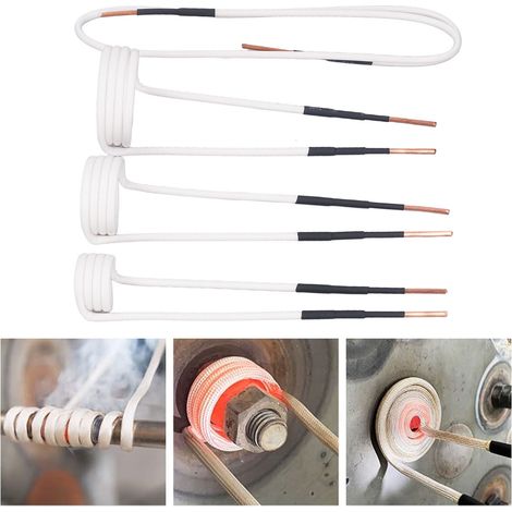 Ensemble de 4 résistances électriques à noyau en laiton de 2,5 mm. Résistance haute fréquence flexible et durable, idéale pour le desserrage des boulons et écrous rouillés. (1/5)