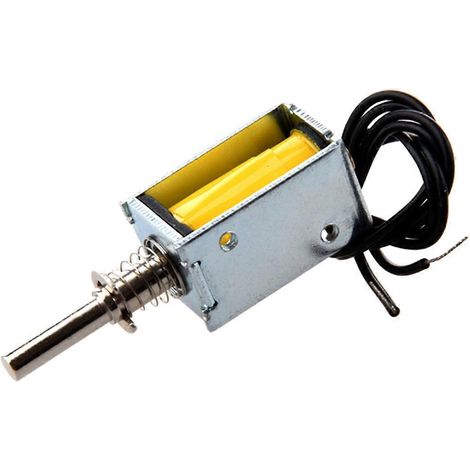 Électroaimant à solénoïde push-pull 4,5 V CC 40 g/2 mm à cadre ouvert (1/4)