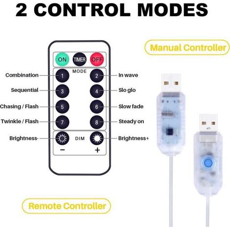 Guirlande Lumineuse Rideau 300LED, 3M3M 8 Modes d'Eclairage Etanche, Decoration pour Noël, Anniversaire, Maison, Patio, Blanc (1/4)