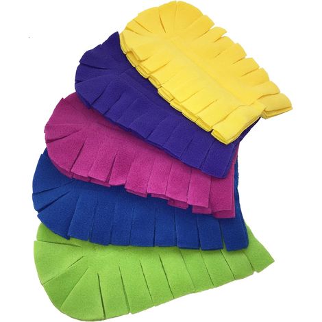 Compatible con el plumero de mano Swiffer - Reutilizable, para limpieza en seco - Juego de 5 piezas arcoíris
