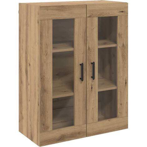 Aparador Roble artesanal 69,5 x 34 x 90 cm Madera de ingeniería vidaXL