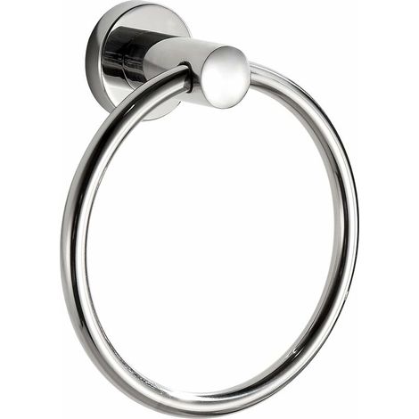 Contemporary Style Towel Ring 304 Stainless Steel Chrome Plated Bathroom Accessories (Towel Ring) (1/5)