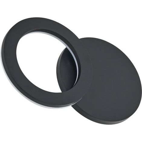 LED-vägglampa utomhus "Ilveo" aus aluminium / grå / zink für vardagsrum / matsal von Lindby