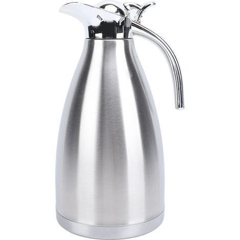 Mehrzweck-Thermoskanne im europäischen Stil aus Edelstahl mit doppelwandiger Isolierung, großes Fassungsvermögen (1,5 l), Maße: 5 x 14,5 x 24,5 cm / 2,0 x 5,7 x 9,6 Zoll (1/5)