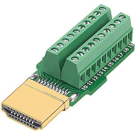 Breakout-Board mit 20-poligem Stecker, lötfreier Verdrahtungs-PCB-Adapter (1/5)