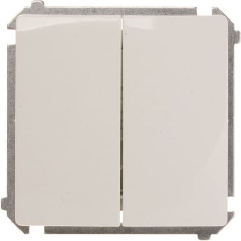 Interruptor de lámpara de araña iluminado Simon Basic, conectores rápidos, blanco BMW5L.01/11