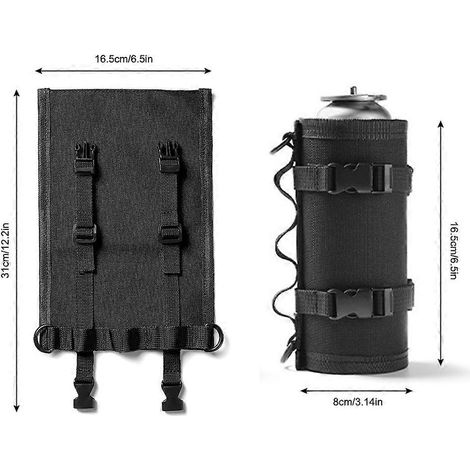 Housse de protection pour bidon d'essence, étui pour réservoir de carburant, housse de protection antichute pour bidon d'essence extérieur, housse pour bouteille d'air comprimé, manchon cylindrique po