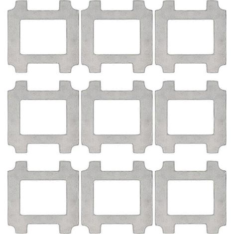 Lot de 9 chiffons de rechange pour aspirateur robot Ecovacs Winbot W2S/W2S PRO, accessoires pour lingettes de nettoyage (1/5)
