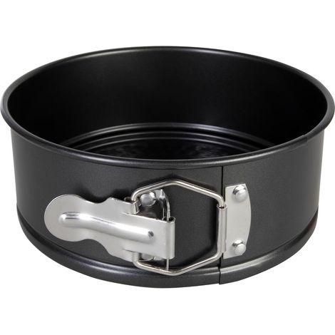 1 Moule à charnière, diamètre 18 cm, acier robuste, revêtement antiadhésif, cuisson four (1/5)