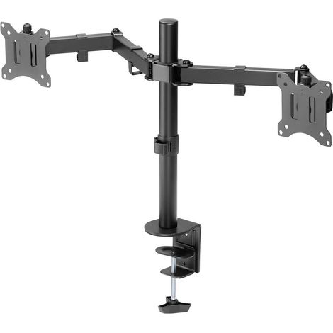 Digitus DA-90400 Supporto da tavolo per monitor 2 Display: (s) 33,0 cm (13) - 81,3 cm (32) Nero, Nero (opaco) Ruotabi (1/5)