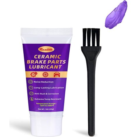 Lubrifiant Céramique Violet 30g 1 Pc Lubrifiant Résistant aux Hautes Températures/Haute Performance, Réduire le Bruit du Système de Freinage de la Voiture Moto
