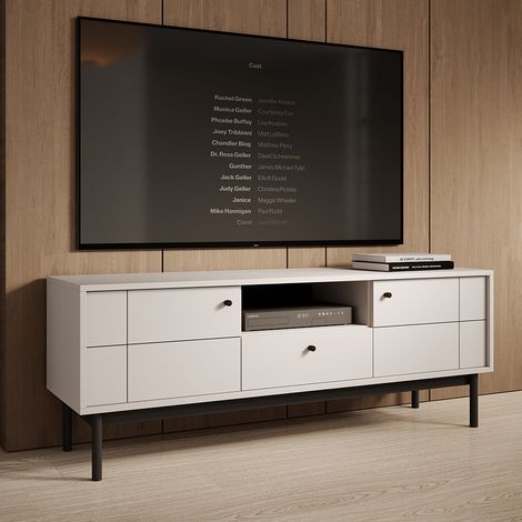 TV-Lowboard 153,5 cm breit in kaschmir JANTAR-160 (1/5)