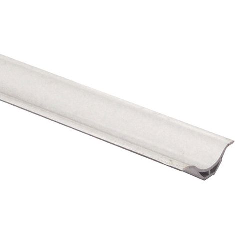 Profilo raccordo igienico rigido con laterali morbidi - mm.7x29x10h. barra mt.2,5 - bianco
