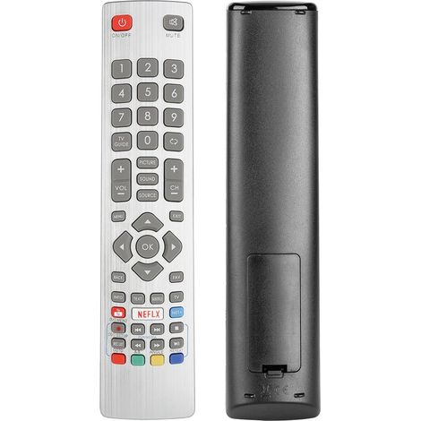 Télécommande SHWRMC0120 SHW/RMC/0120 Compatible avec Sharp Aquos HD Smart TV LC-40UI7252E LC-43UI7252E LC-49UI7252E LC-50UI7222E LC-50UI7252E Remplacement Contrôleur avec YouTube NETFLIX NET+ Boutons (1/5)