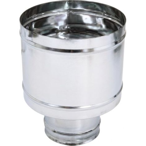 MAKA Terminale a Botte Canna Fumaria Doppia Parete Inox Ø 100 mm (esterno 120) (1/5)