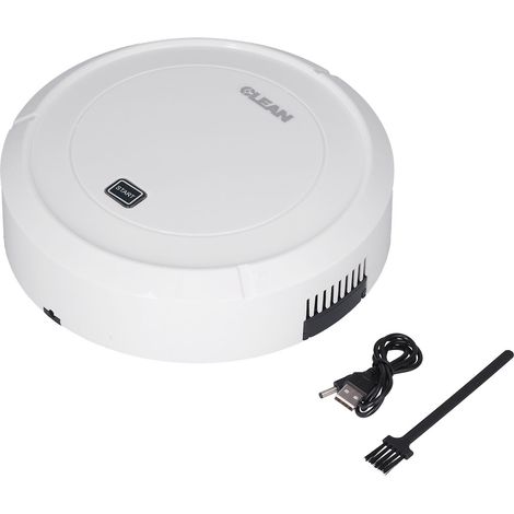 Aspirateur Robot - 2000 Pa - 250 M² - 90 Min Autonomie - 6 Cm Épaisseur - Pour Sol Dur Et Moquette Basse