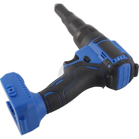 Pistolet à riveter électrique sans fil automatique, kit de riveteuse à batterie, outil de pose de rivets 100-240V AC avec prise UE (1/5)