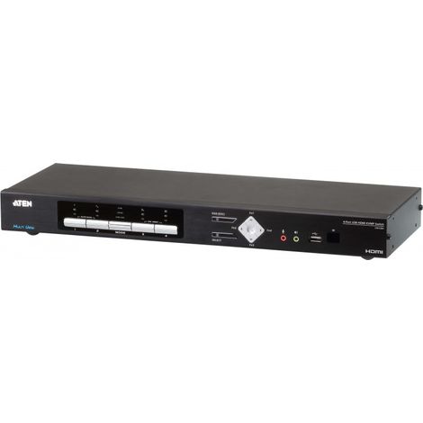 Options de montage en rack pour le commutateur KVM Aten CM1284 (noir)