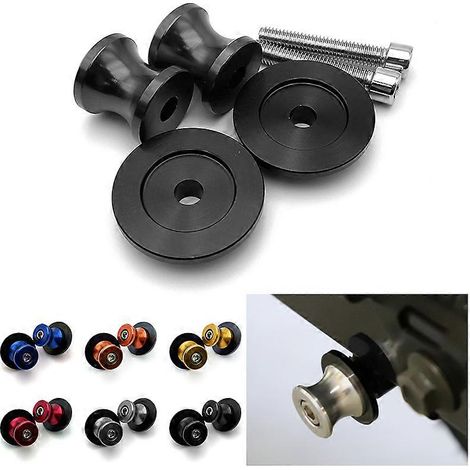 For Kawasaki Yamaha Motorcycle Roadster 6M 8M10M Starting Frame Screws Aluminum Alloy Starting Studs( 10mm red pair) (1/5)