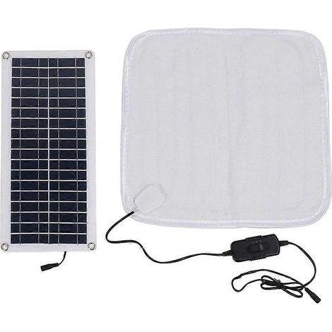 12V 50W Solar-Heizkissen für den Winter - Fußheizkissen, Haustier-Heizdecke, elektrische Solar-Heizdecke A (1/5)