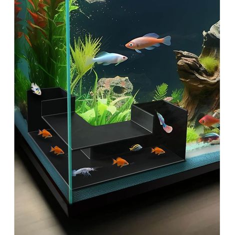Aquarium tunnel decoration, aquarium cave hideaway, 360° panoramic view, interesting aquarium tunnel with 2 entrances, fish tunnel for aquariums, shrimp cave for aquariums, aquarium decoration