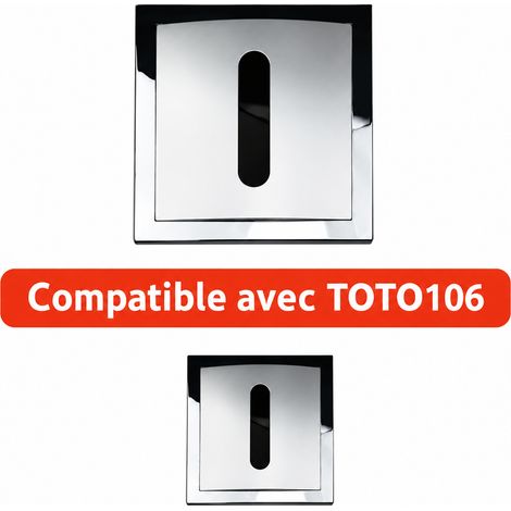 Panneau Simple en Résine 106 Modèle 37 pour Chasse d'Eau Automatique Urinoir et WC Encastré 1 × 1 × 1 cm 500 g – Livraison gratuite