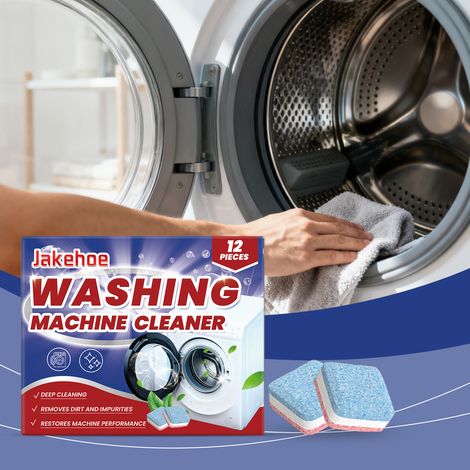 Washing Machine Descaling and Care Sheets - Gentle Cleaning, Odorless, Daily Maintenance Sheets - 12 pieces (1/5)