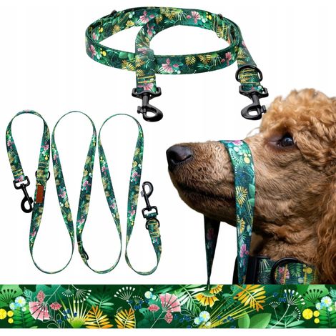 CORREA MULTIFUNCIONAL, desmontable, PARA PERROS de hasta 20 kg, longitud 240 cm, Ukory PATTERN (1/5)