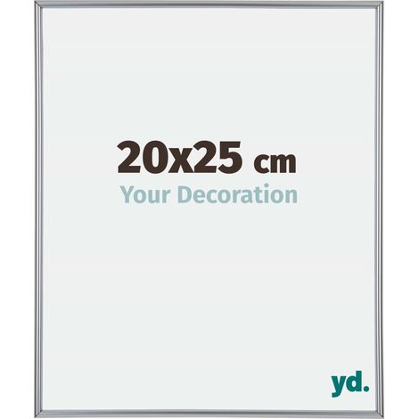 yd. - Cadre photo 20x25 - Argent Brillant - Plastique - Annecy (1/5)