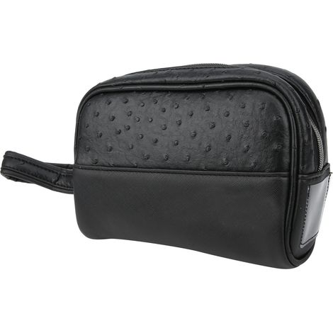 Sac à main portable multifonctionnel étanche, petit étui de rangement pour outils avec serrure (noir) (1/5)