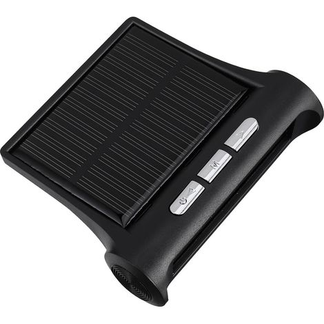 Horloge Solaire et Thermomètre Numérique Calendrier Automatique pour Voiture Écran LED, Matériau Abs et PC, Affichage de L'heure Précis pour Usage Prolongé (1/5)