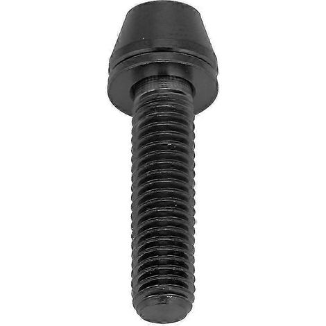 Vis et boulons de vélo à tête conique de 8 mm avec rondelles, compatibles avec les VTT, noirs, M5x20, intelligents. (1/5)