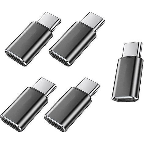 Adaptateurs Lightning vers USB-C (lot de 5) pour iPhone 15/16 Plus avec commutateurs. (1/4)