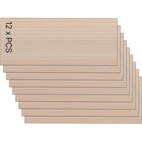 Mophorn 12x Doppelstegplatten 6mm, 152x61cm Hohlkammerplatten, Polycarbonatplatten UV-resistent, wetterfeste Ersatzplatten für Gewächshäuser, Frühbeete, Carports und Dachkonstruktionen (1/5)