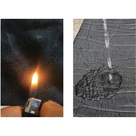 Matériau d'isolation acoustique réduction du bruit remplissage de mur ktv caoutchouc ignifuge auto-adhésif coton acoustique absorbant le son-5mm d'épaisseur, 100cm100cm, noir, 1pc