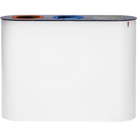 FRANKEL kaiserkraft, Poste de tri des déchets Lune, 3 x 38 l,